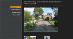 Desktop Screenshot of belvoirboardingkennels.com